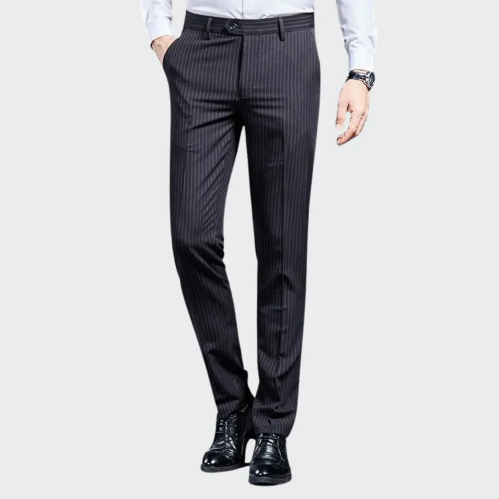 Premium Men's Suit Trousers Striped Verno