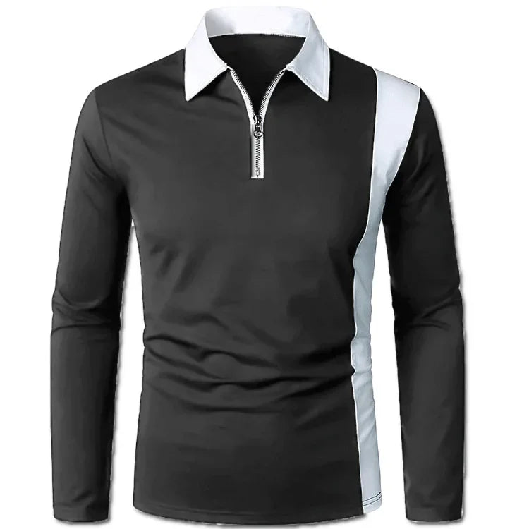 Men's Long Sleeve Polo Shirt Padrony Verno